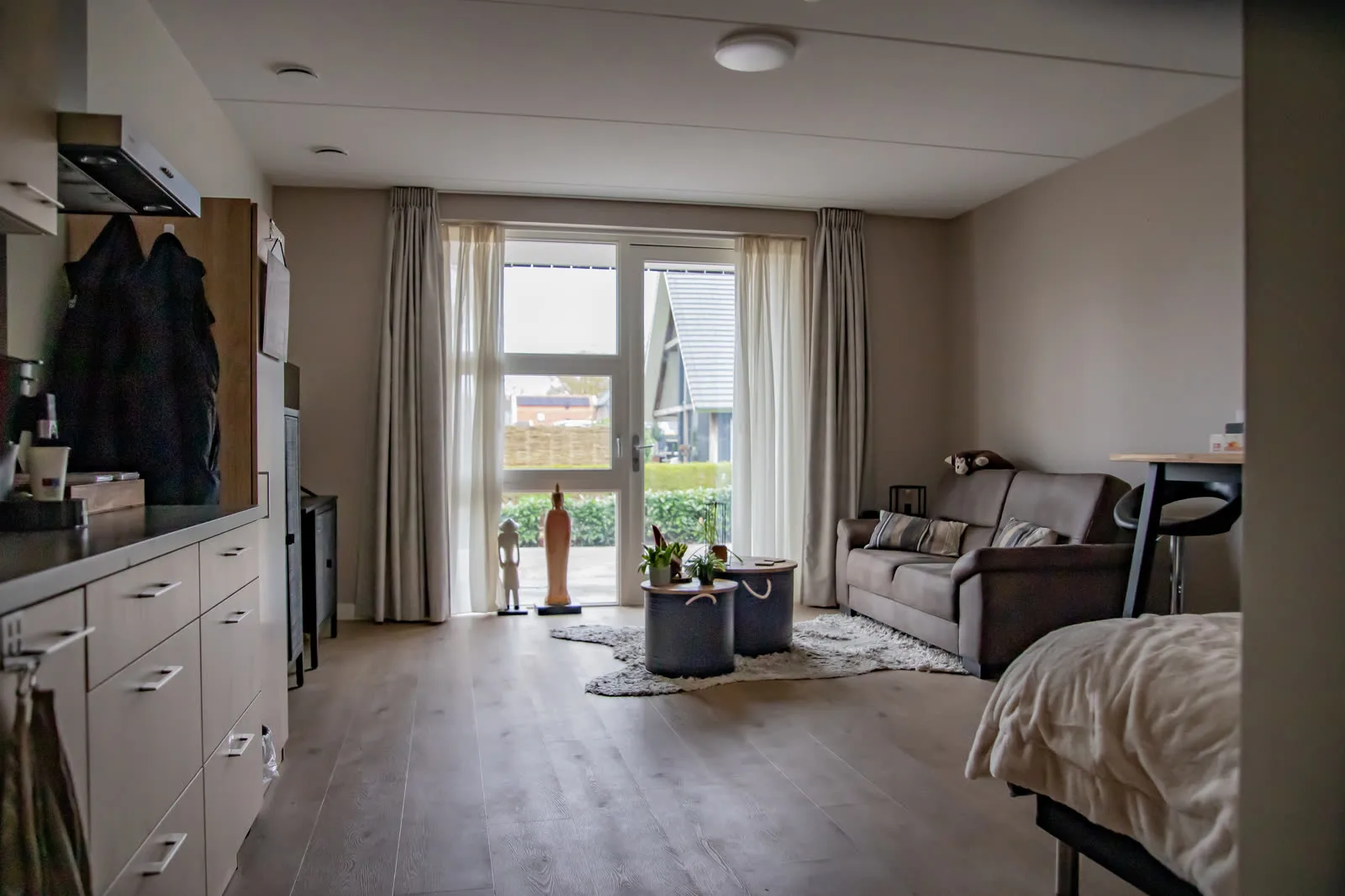 Bewoonde studio met eigen inrichting